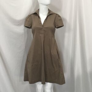 BCBGMaxazria Cap Sleeve Tie Back Dress (H11)